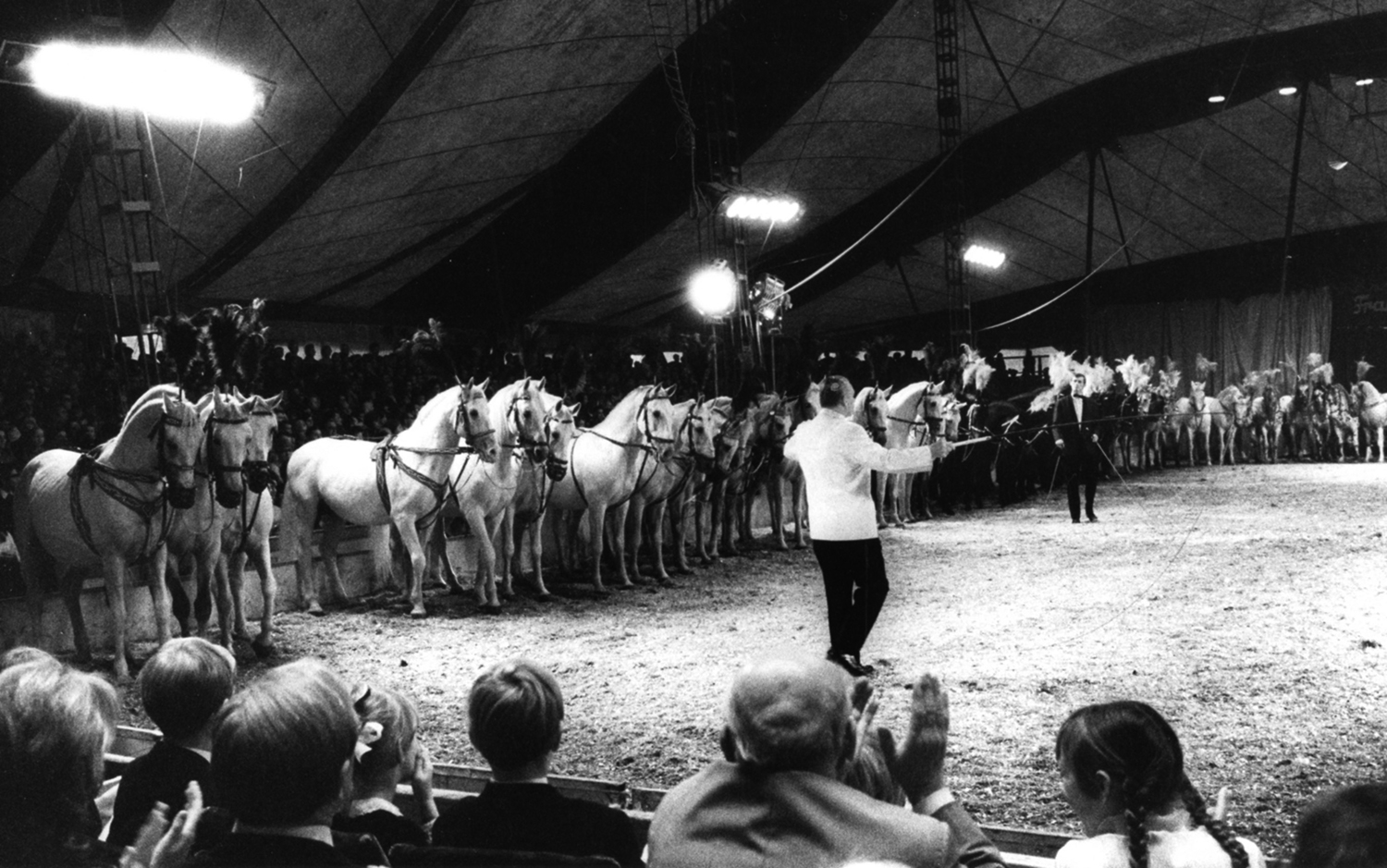 Franz Althoff 48-Horse Act under its Revolutionary Big Top (1967)
