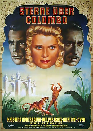 Sterne über Colombo's original poster (1954)