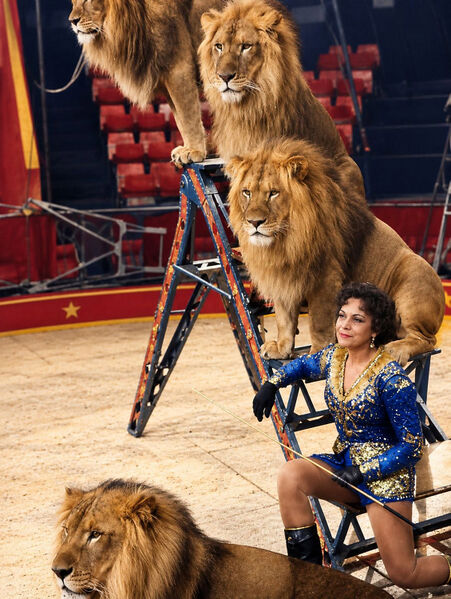 File:Irina Bugrimpova and lions.jpg